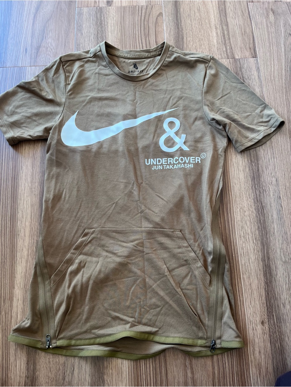 Nike Dri-FIT taupe colored tee, XS
